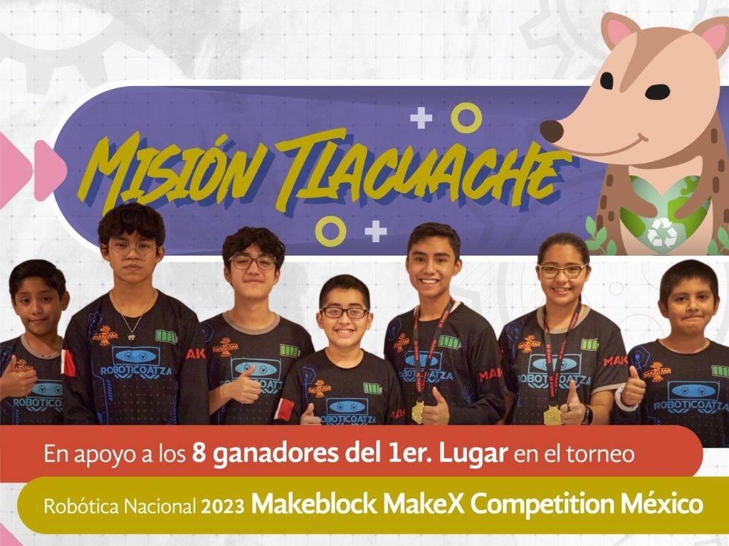 Así puedes apoyar al equipo de robótica de Coatzacoalcos a asistir a Torneo en China