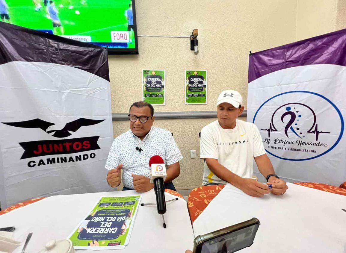 Anuncian carrera inclusiva en el marco del Día del Niño en Acayucan l VIDEO