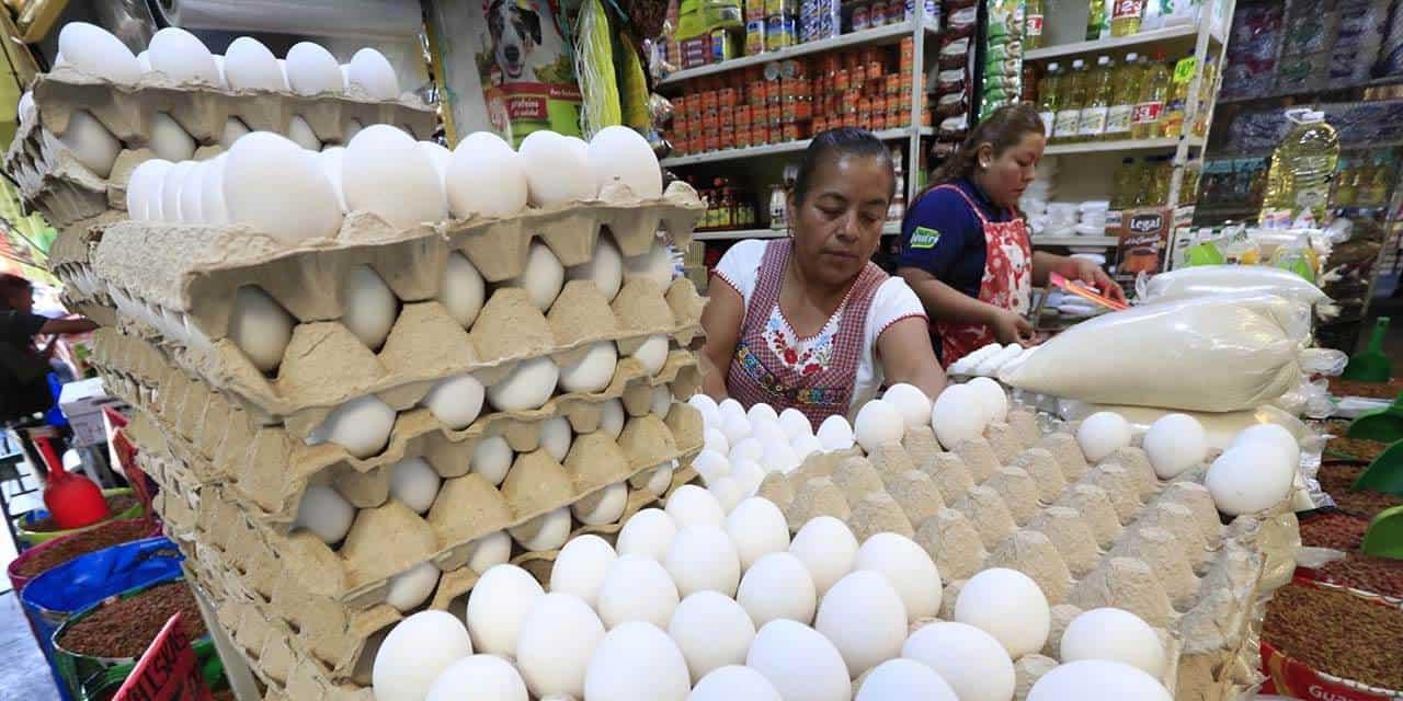 Cono de huevo registra nuevo aumento en mercados de Veracruz