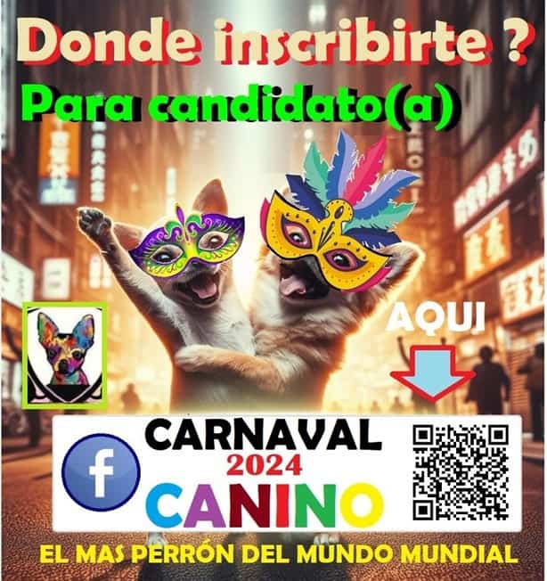 Invitan a Carnaval Canino 2024 en Veracruz; así puedes inscribir a tu mascota