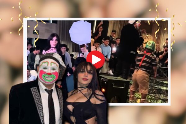 Karely Ruiz y medio metro asistieron a celebrar a joven quinceañero en fiesta privada (+VIDEO)