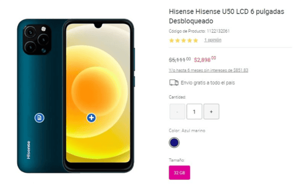 Liverpool tiene este celular con un imperdible descuento a días de la Venta Nocturna