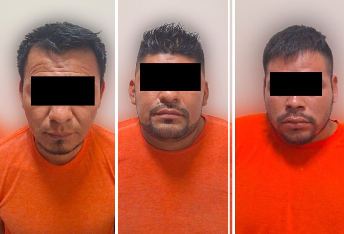 Detienen a tres implicados en el crimen de un hombre en Playa Vicente, Veracruz
