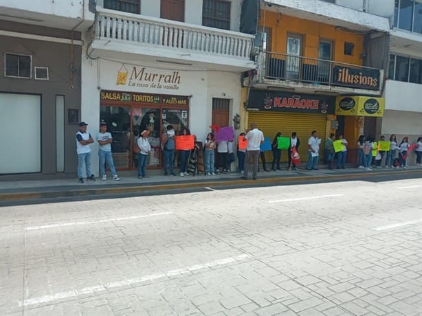 Antorchistas en Veracruz exigen justicia para sus compañeros en Guerrero