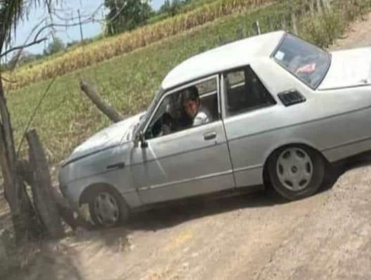 Automovilista en La Antigua pierde el control y choca contra una cerca