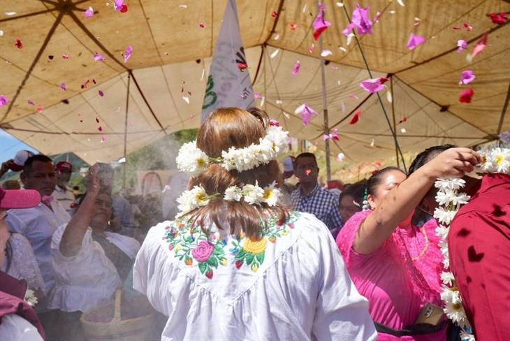 Rocío Nahle de la mano de comunidades veracruzanas; reforestar es la prioridad 