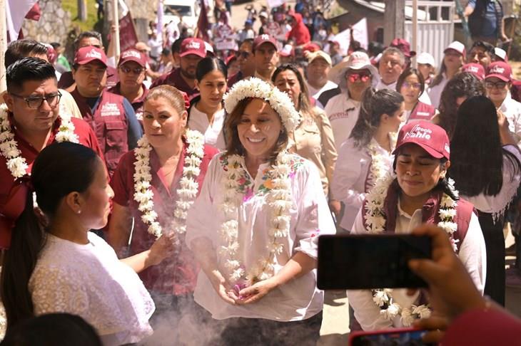 Rocío Nahle de la mano de comunidades veracruzanas; reforestar es la prioridad 