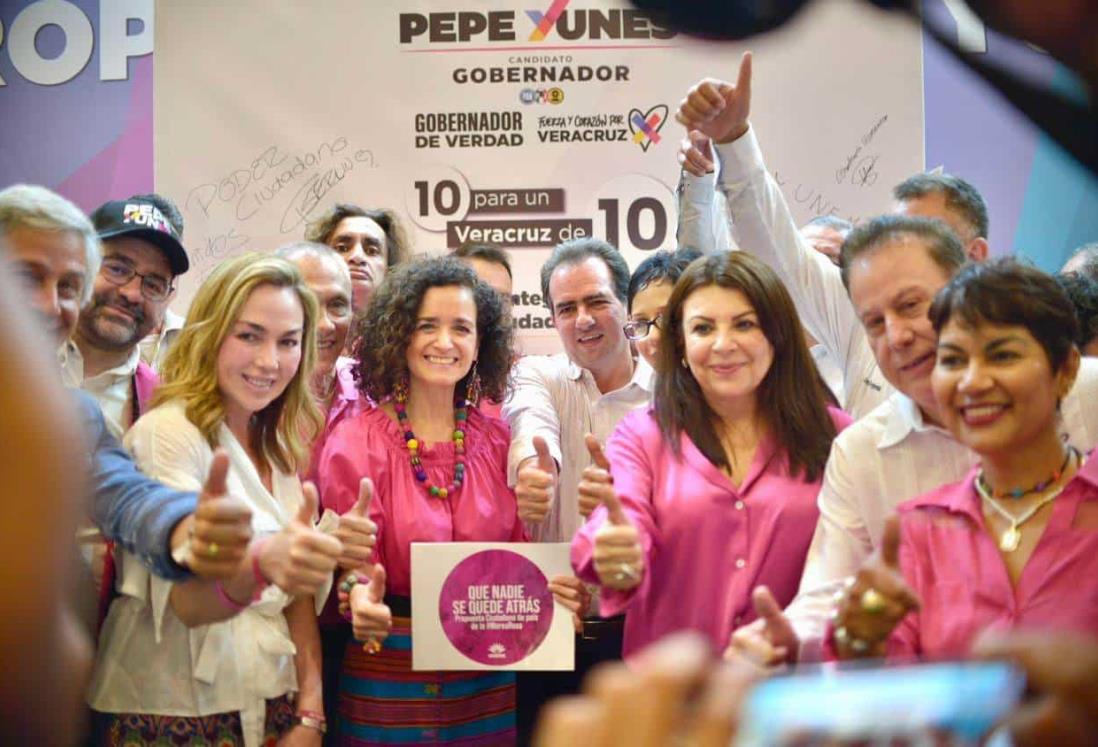 "Gobernaré Veracruz con la sociedad civil", se compromete José Yunes