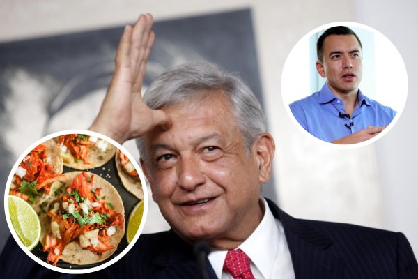 Presidente de Ecuador ofrece a AMLO tacos y ceviche para resolver conflicto diplomático