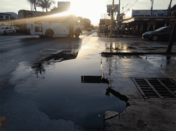 Denuncian fuga de aguas negras en colonia Ejido Primero de Mayo Norte