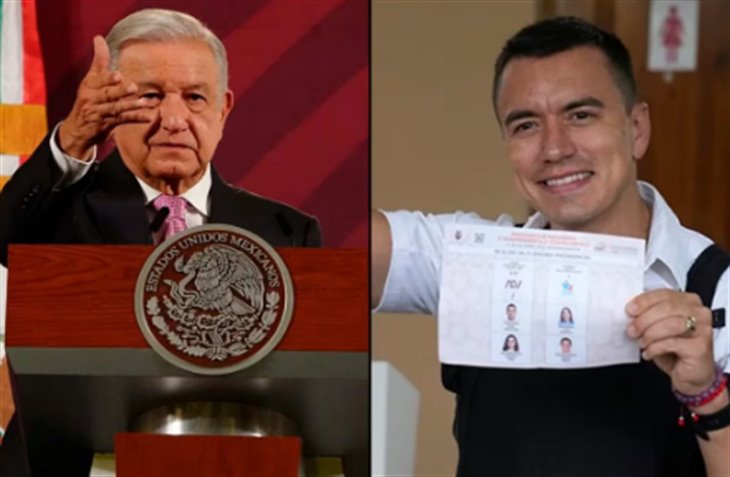 Presidente de Ecuador propone a AMLO, comer juntos para resolver conflicto diplomático