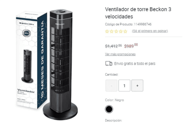 A días de la Venta Nocturna Liverpool, la tienda tiene estos ventiladores en descuento