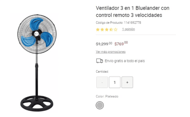 A días de la Venta Nocturna Liverpool, la tienda tiene estos ventiladores en descuento