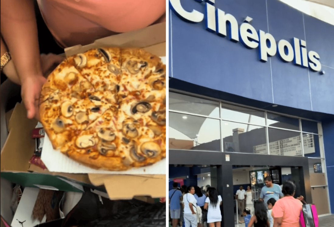 Una familia mete un menú entero a Cinépolis y esto fue lo que les pasó | VIDEO