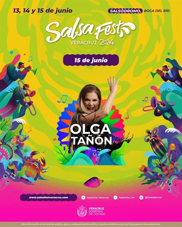 Confirman a Olga Tañón para Salsa Fest 2024