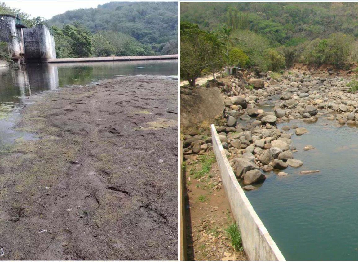 Así identifica CMAS los bajos niveles en la Presa El Yurivia