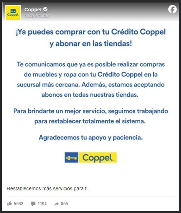 ¿Hackearon a Coppel? Lo que se sabe al momento de la caída del sistema