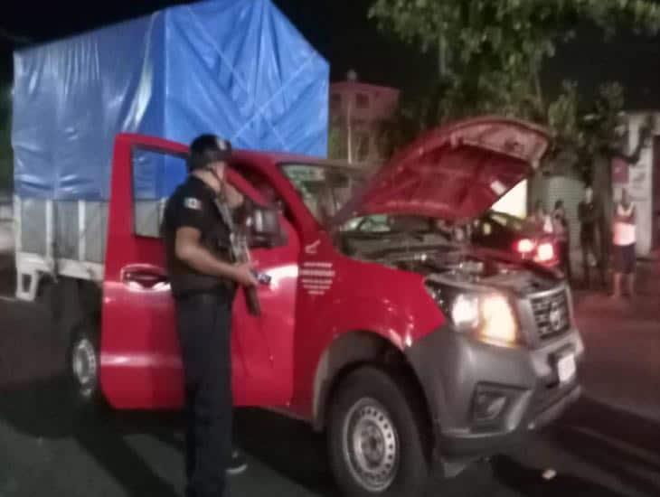 Adulto mayor en estado de ebriedad es golpeado por camioneta en Paso de Ovejas