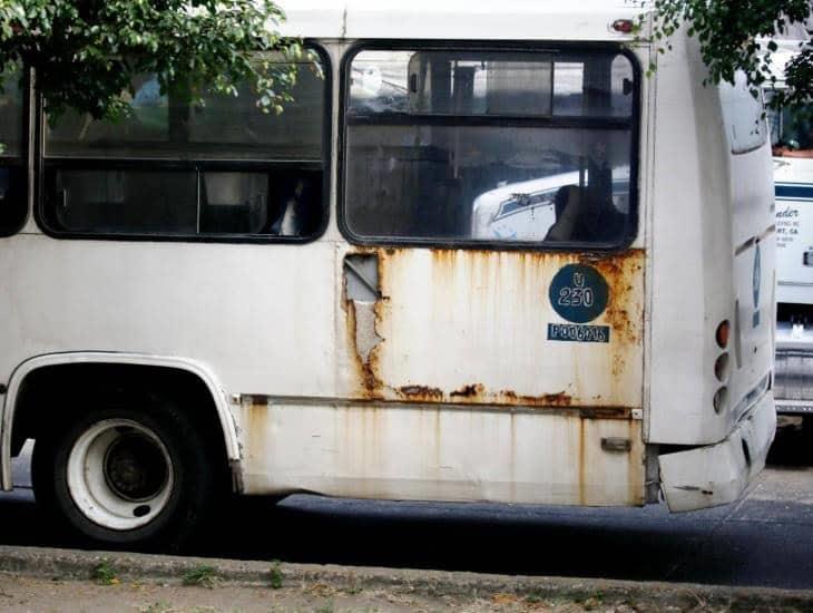 Esta fue la cantidad de urbanos chatarra que retiraron en la última semana en Coatzacoalcos