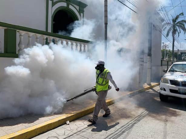 Intensa campaña de fumigación para acabar con el dengue en Alvarado