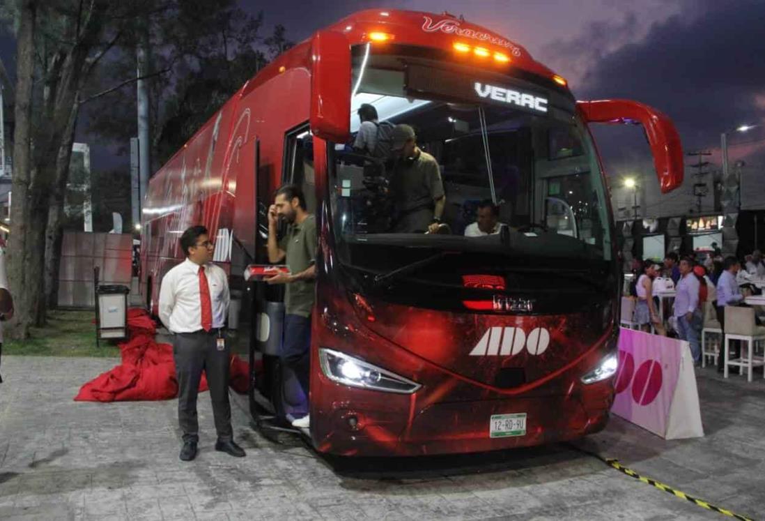 ADO, el transporte oficial del equipo de beisbol El Águila de Veracruz