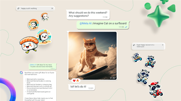 ¡Revolucionando WhatsApp! Meta lanza función para crear imágenes con solo escribir