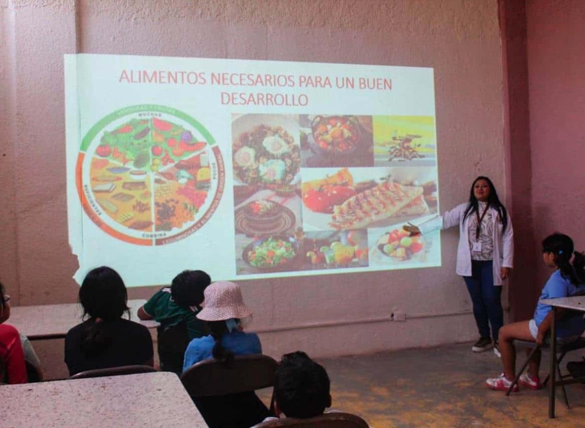 Conmemoran niños Día Mundial de la Salud con plática informativa