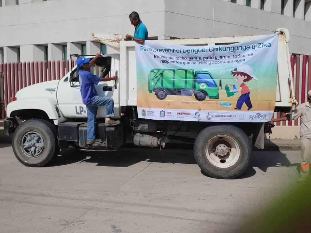 Promueve Salud Pública acciones preventivas contra el Dengue en Coatzacoalcos