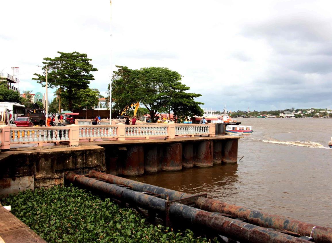 Así luce el nuevo mirador del Puerto de Coatzacoalcos