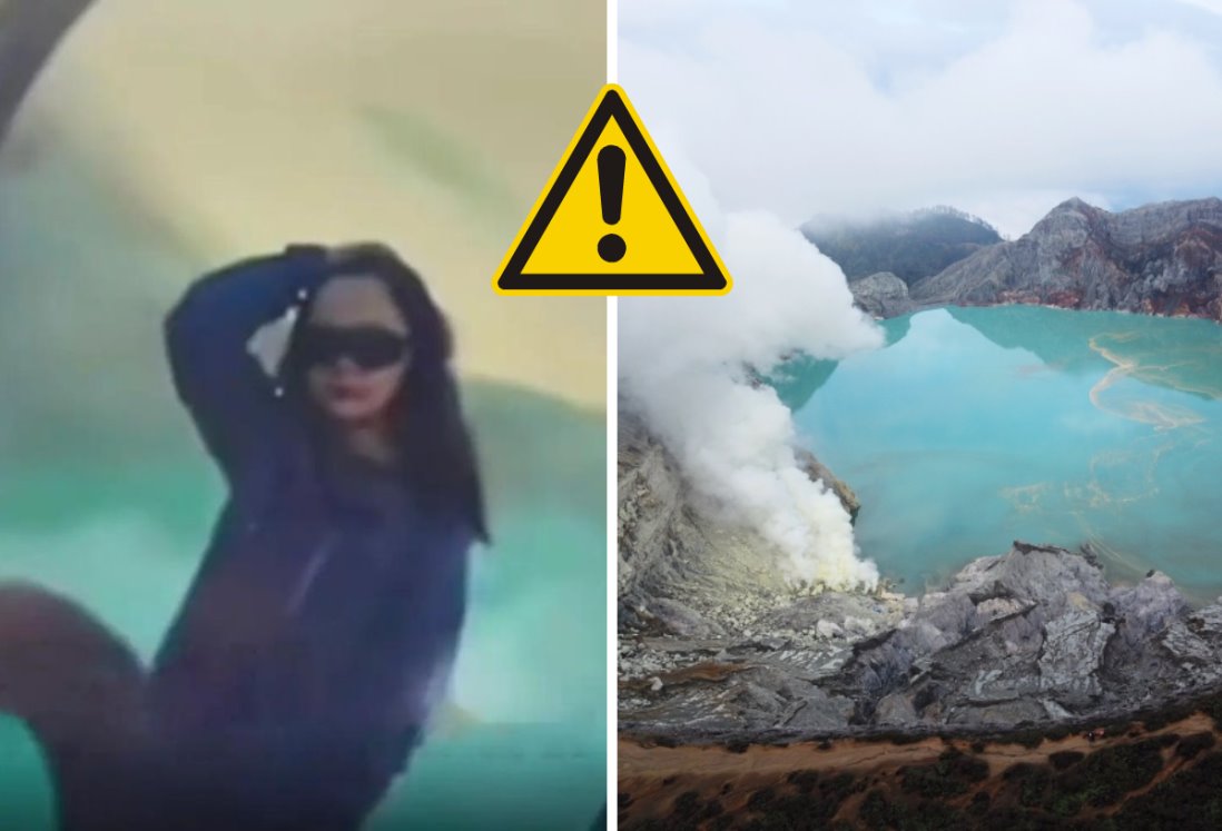 Turista fallece tras caer al cráter de un volcán durante sesión de fotos