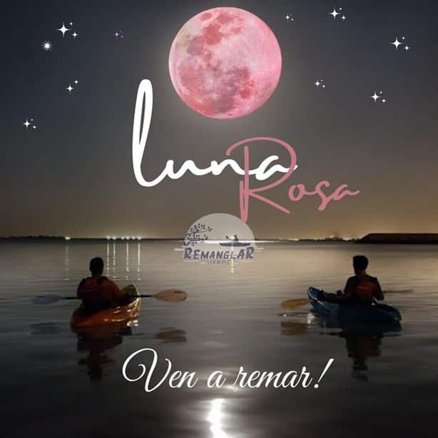 En esta laguna habrá una remada para ver la luna rosa en Veracruz