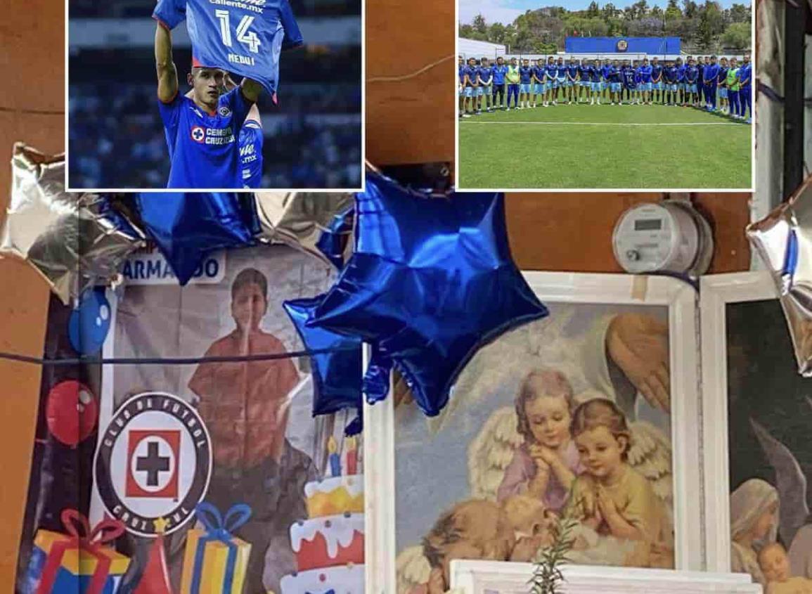 Emotivo adiós del Cruz Azul a José Armando, joven aficionado que luchó contra la leucemia 