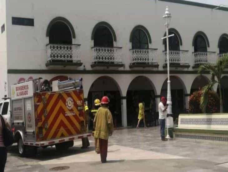Incendio en Alvarado fue en un café bajo el palacio municipal