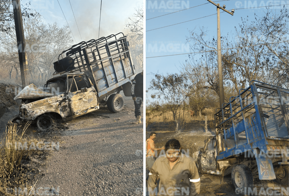 Accidente vehicular en Soledad de Doblado provoca explosión y cortes de energía