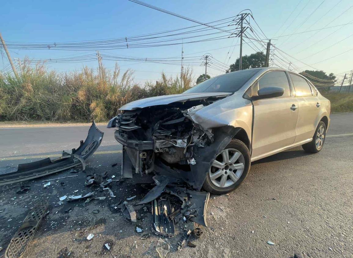 Familia porteña sufre choque en Acayucan l VIDEO