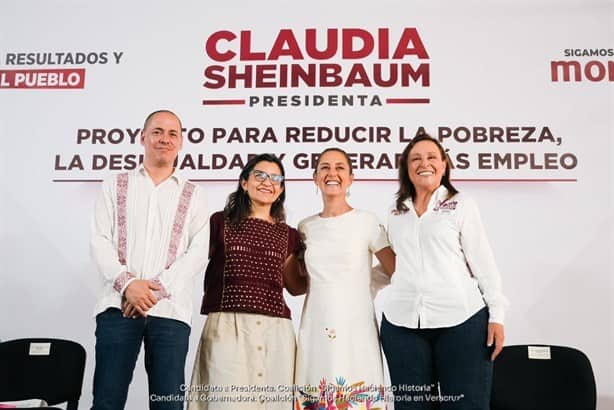 10 propuestas que Claudia Sheinbaum presentó en Tuxpan en plan contra pobreza y desigualdad