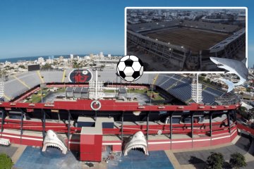 Así luce la rehabilitación del campo del Estadio Luis Pirata Fuente en Veracruz