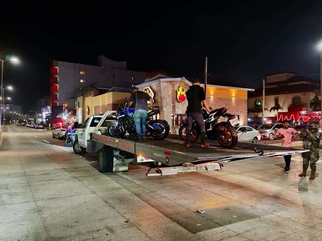 Operativos a motociclistas serán permanentes los fines de semana en Boca del Río
