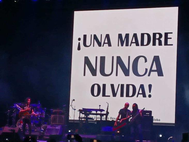 En Orizaba, Caifanes rinde tributo a madres buscadoras