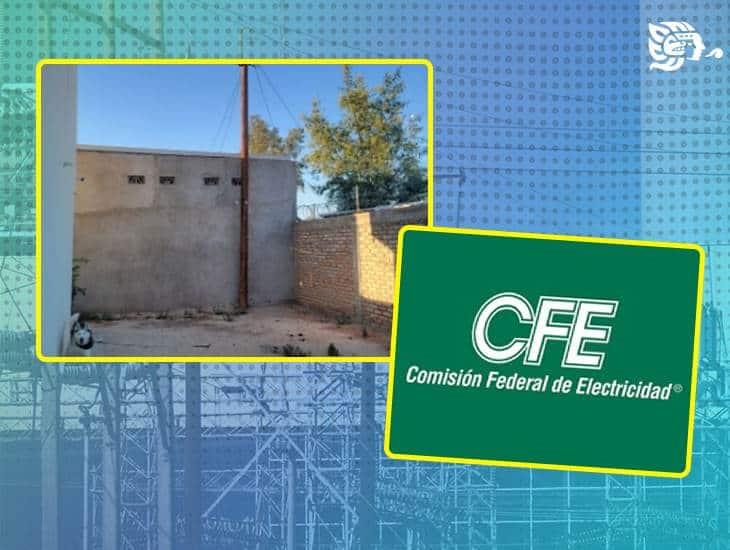 CFE: esta es la sanción si decides mover un poste de luz