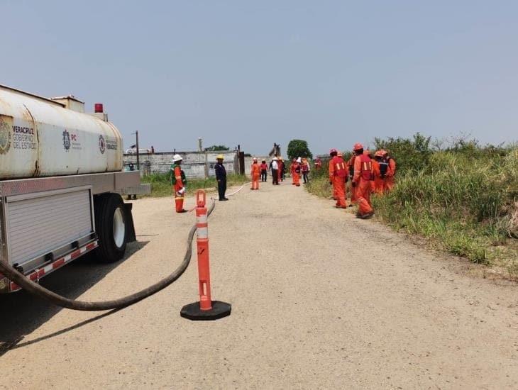 Simulacro en CENEGAS de Nanchital se realizó en dos horas