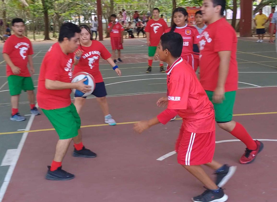 El lunes Cuadrangular de basquetbol inclusivo