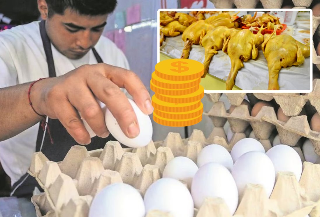 ¡De nuevo! Incrementa el precio del huevo y pollo en mercados de Veracruz