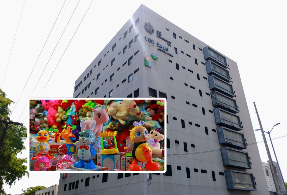 Así puedes donar juguetes para menores con cáncer en Torre Pediátrica de Veracruz