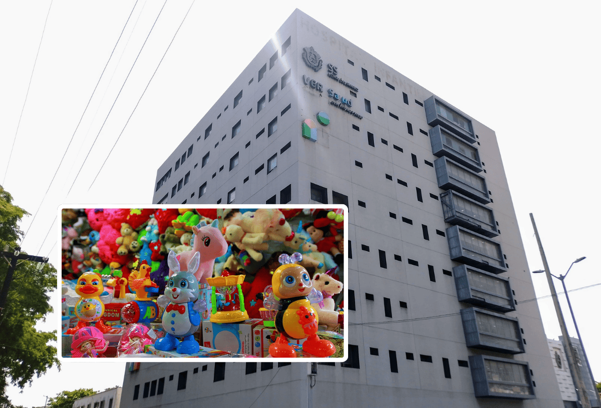 Así puedes donar juguetes para menores con cáncer en Torre Pediátrica de Veracruz