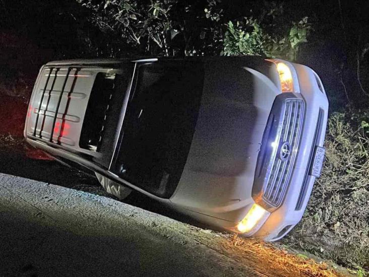 Accidente en el tramo carretero de El Arenal a Plan de las Hayas