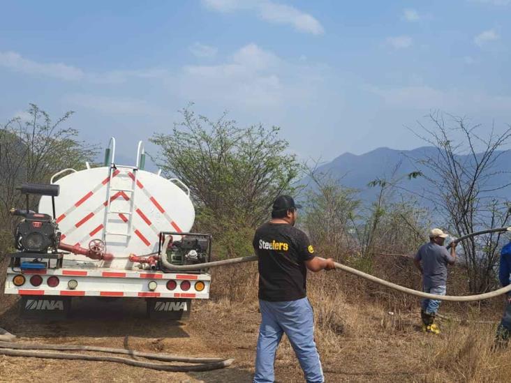 Sofocan incendio en Camerino Z Mendoza