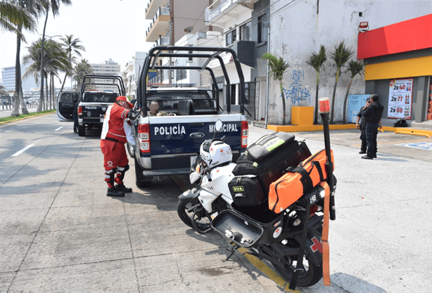 Hombre en situación de calle detenido tras intento de robo en Oxxo de Veracruz