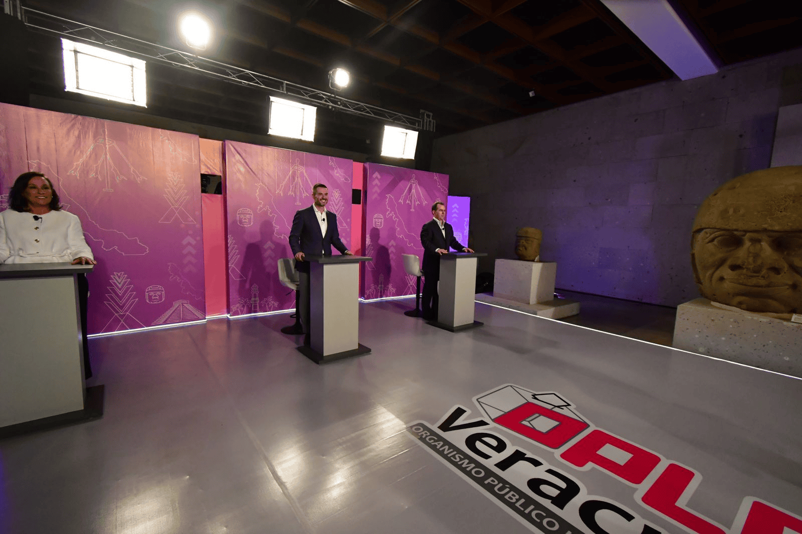 Rocío Nahle, Pepe Yunes y Polo Deschamps se dicen ganadores del debate rumbo a la gubernatura 2024