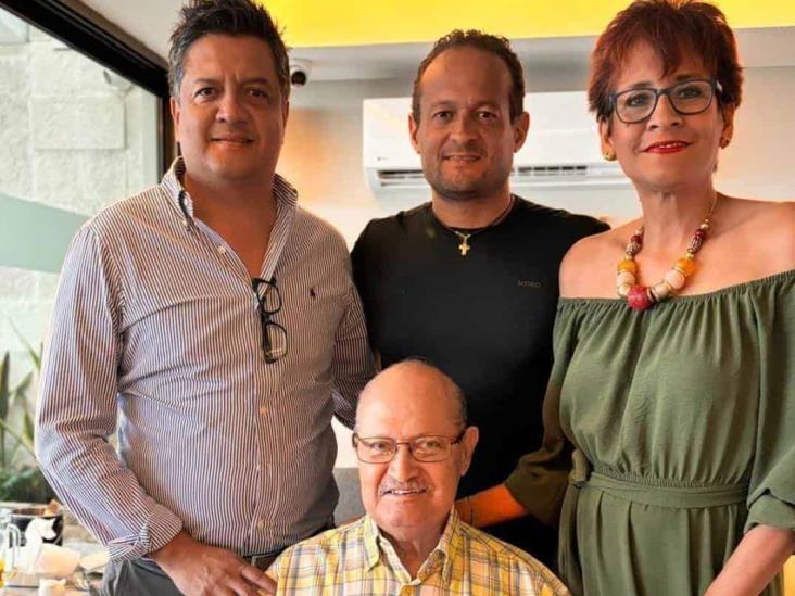 Juan Caso Casal celebra en comida familiar